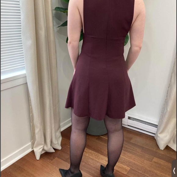 Aritzia Wilfred Maroon Dress - Picture 2 of 3